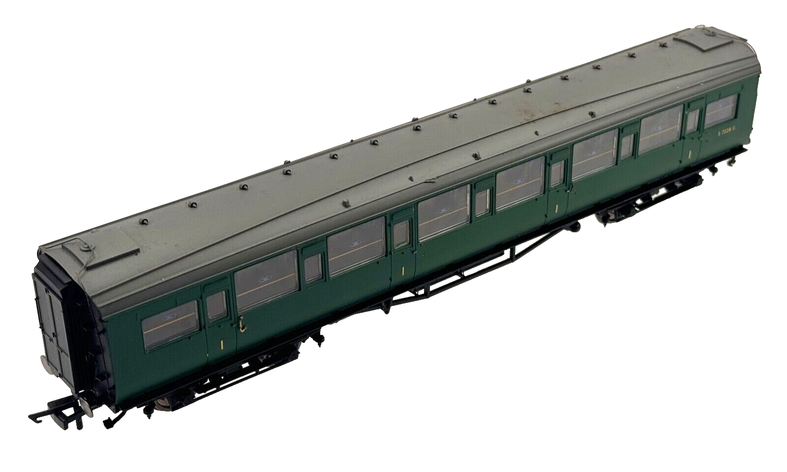 HORNBY 00 GAUGE - BR MAUNSELL GREEN 1ST CLASS COACH 'S7228S' - UNBOXED