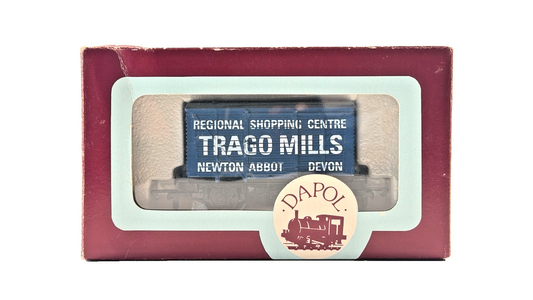 DAPOL 00 GAUGE - TRAGO MILLS NEWTON ABBOT DEVON VENT VAN BLUE (LIMITED EDITION)