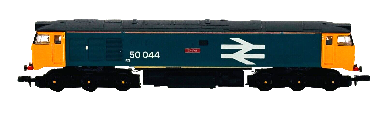 CJM/GRAHAM FARISH N GAUGE - CLASS 50 DIESEL 50044 LARGE LOGO 'EXETER' BOXED