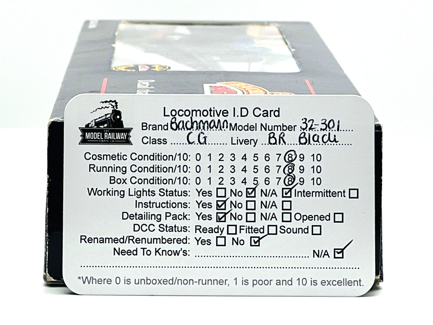 BACHMANN 00 GAUGE - 32-301 - COLLETT GOODS 2260 BR BLACK EARLY EMBLEM - BOXED