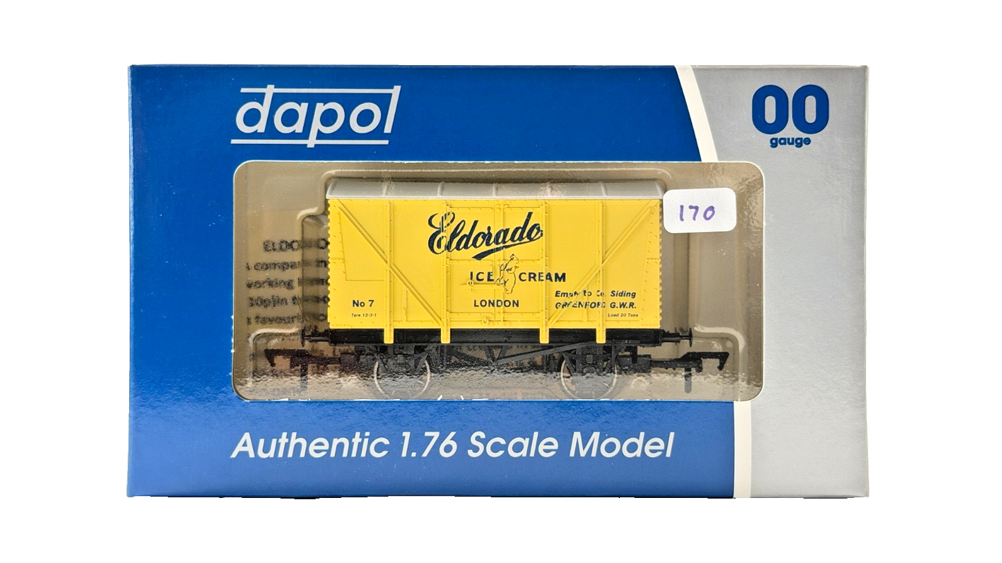 DAPOL 00 GAUGE - ELDORADO ICE CREAM LONDON VENT VAN NO.7 (LIMITED EDITION)