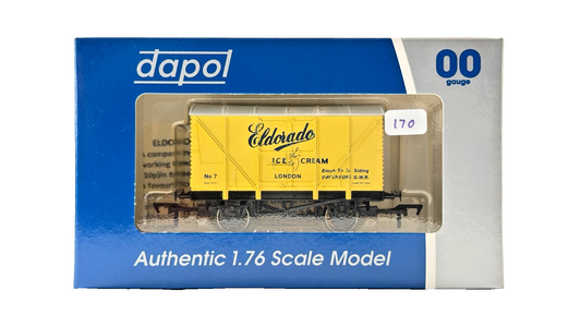 DAPOL 00 GAUGE - ELDORADO ICE CREAM LONDON VENT VAN NO.7 (LIMITED EDITION)