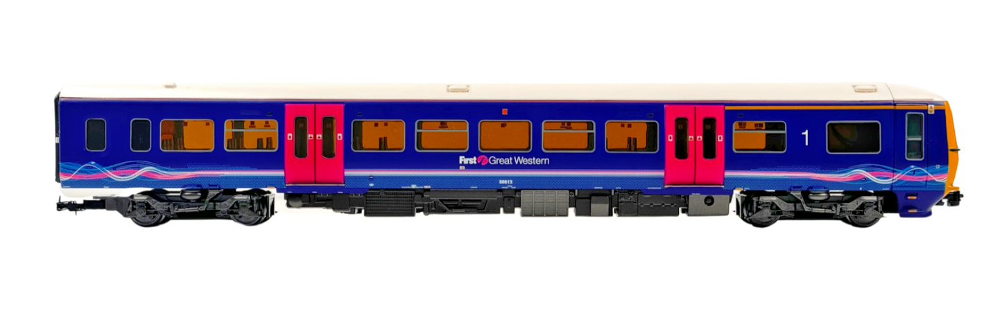 BACHMANN 00 GAUGE - 31-028 - CLASS 166 DMU 3 CAR TURBO FIRST GREAT WESTERN FGW