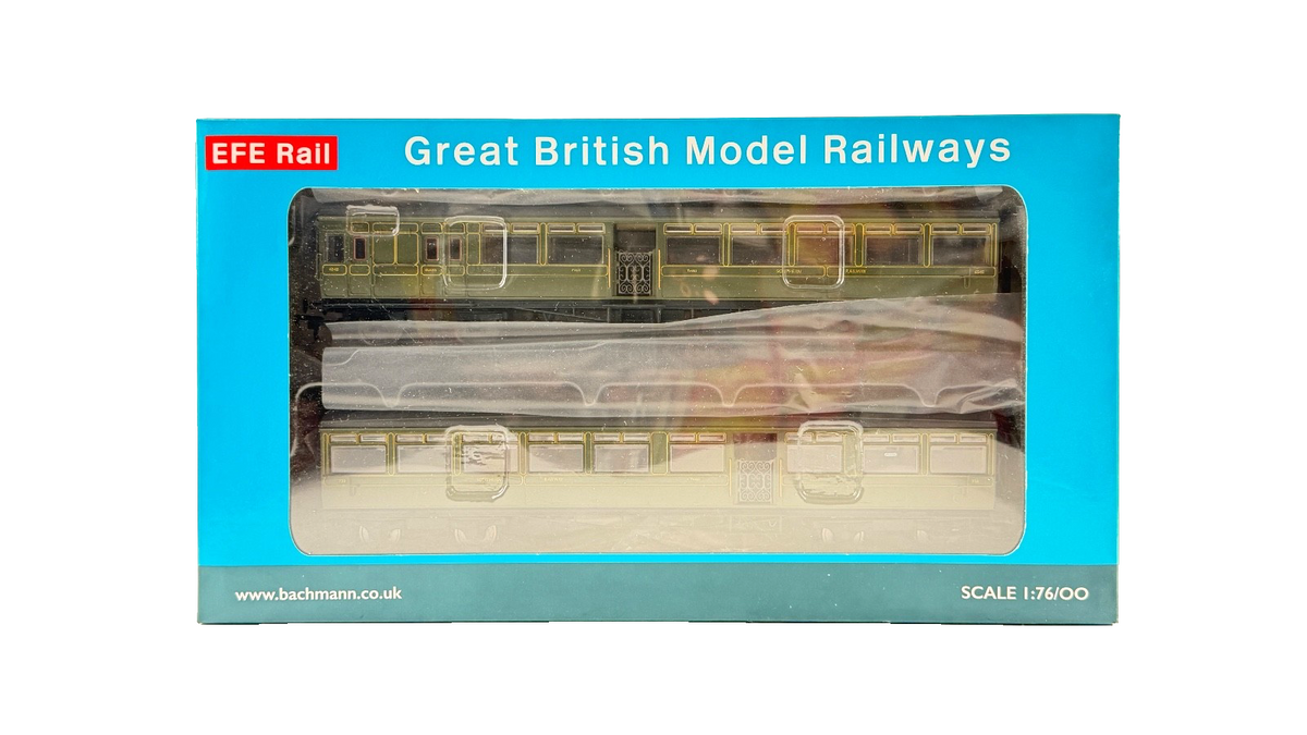 EFE RAIL OO GAUGE - E86002 - LSWR GREEN GATE STOCK SET SOUTHERN OLIVE GREEN