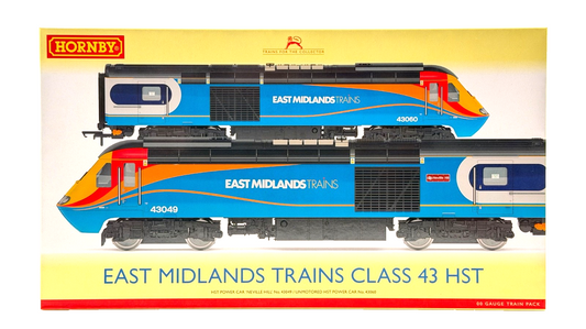 HORNBY 00 GAUGE - R30219 - CLASS 43 HST EAST MIDLANDS TRAINS - NEW BOXED