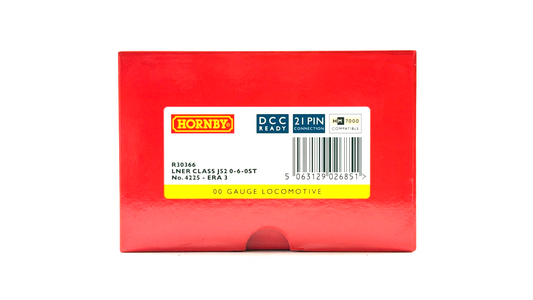 HORNBY 00 GAUGE - R30366 - LNER BLACK CLASS J52 0-6-0ST NO.4225 - NEW