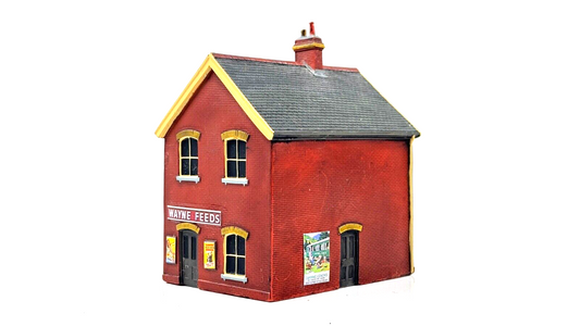 SCENIX LIKE HORNBY 00 GAUGE SKALEDALE - RED BRICK STATION HOUSE - UNBOXED