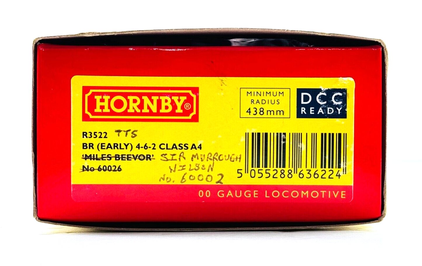 HORNBY 00 GAUGE - R3522 - CLASS A4 'SIR MURROUGH WILSON' 60002 - DCC TTS SOUND