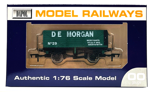 DAPOL 00 GAUGE - D E MORGAN HEOL-Y-WIG ABERYSTWYTH WAGON NO.29 (LIMITED EDITION)