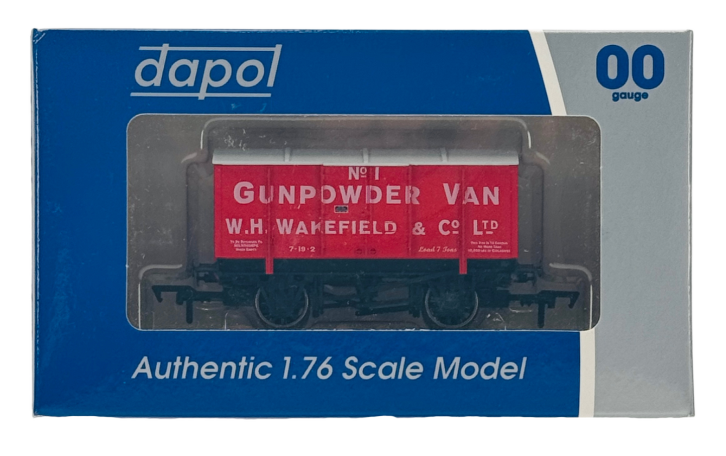 DAPOL 00 GAUGE - W.H WAKEFIELD MILNTHORPE GUNPOWDER VAN NO.1 (LIMITED EDITION)