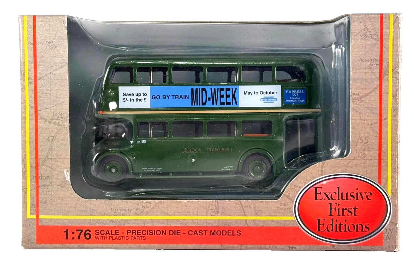 EFE 1/76 SCALE - 10132C - AEC RT BUS LONDON TRANSPORT MUSEUM SPECIAL - BOXED