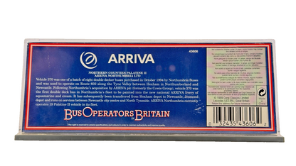 CORGI OOC 1/76 SCALE - 43606 - NORTHERN COUNTIES PALATINE ARRIVA NORTHUMBRIA
