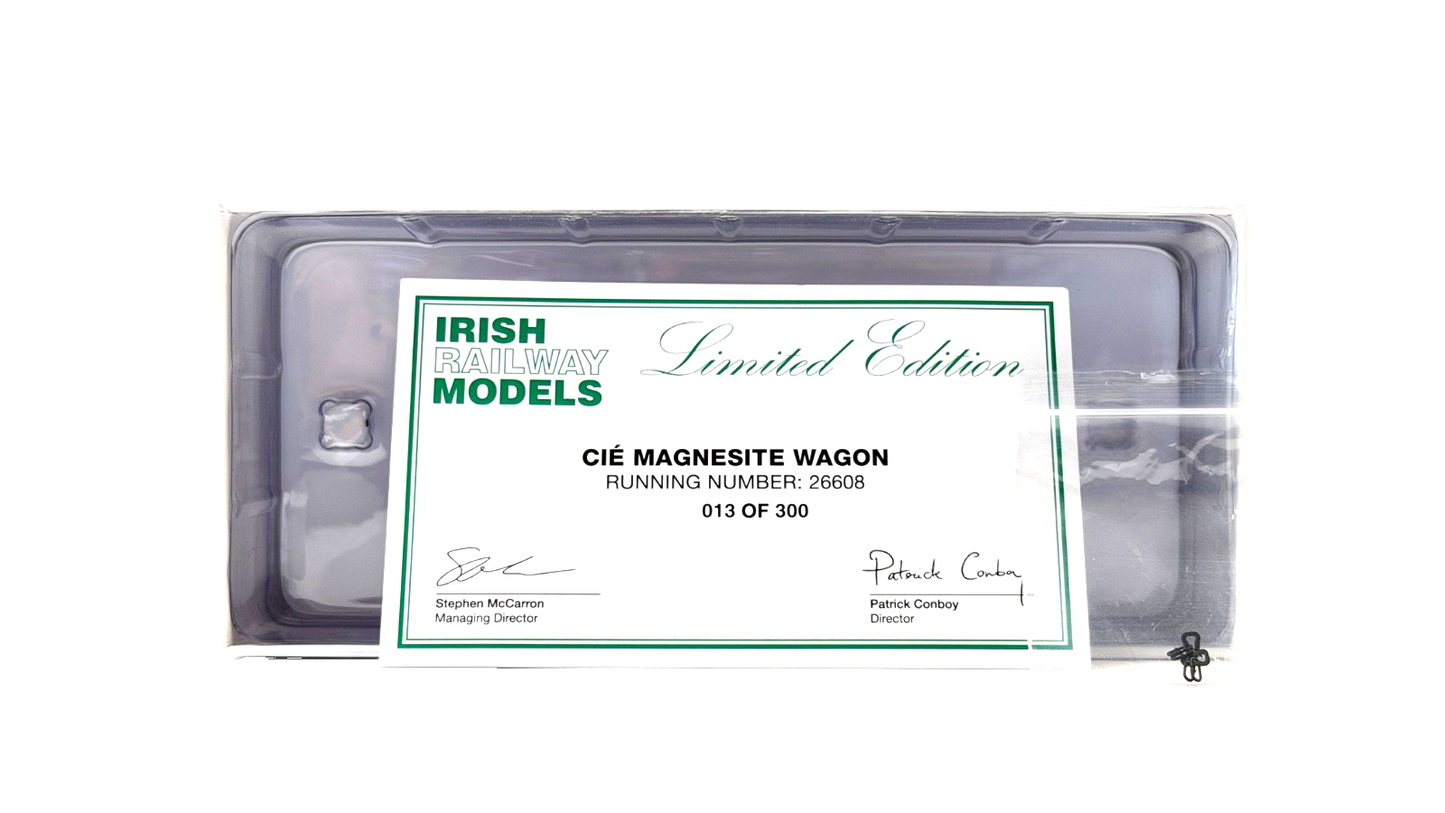 IRISH RAILWAY MODELS 00 GAUGE - IRM-1167-MAG-1 - CIE MAGNESITE WAGON "FAREWELL"