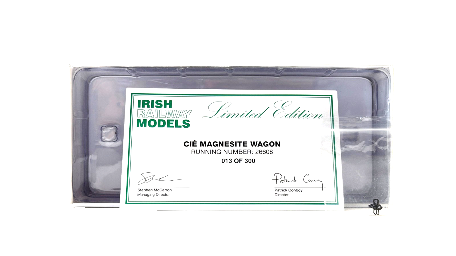 IRISH RAILWAY MODELS 00 GAUGE - IRM-1167-MAG-1 - CIE MAGNESITE WAGON "FAREWELL"