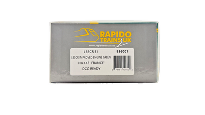 RAPIDO OO GAUGE - 936001 - LBSCR IMPROVED ENGINE GREEN NO.145 FRANCE BOXED