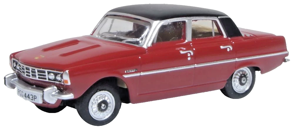 OXFORD DIECAST 1/76 SCALE - 76RP007 - ROVER P6 BRIGADE RED - NEW