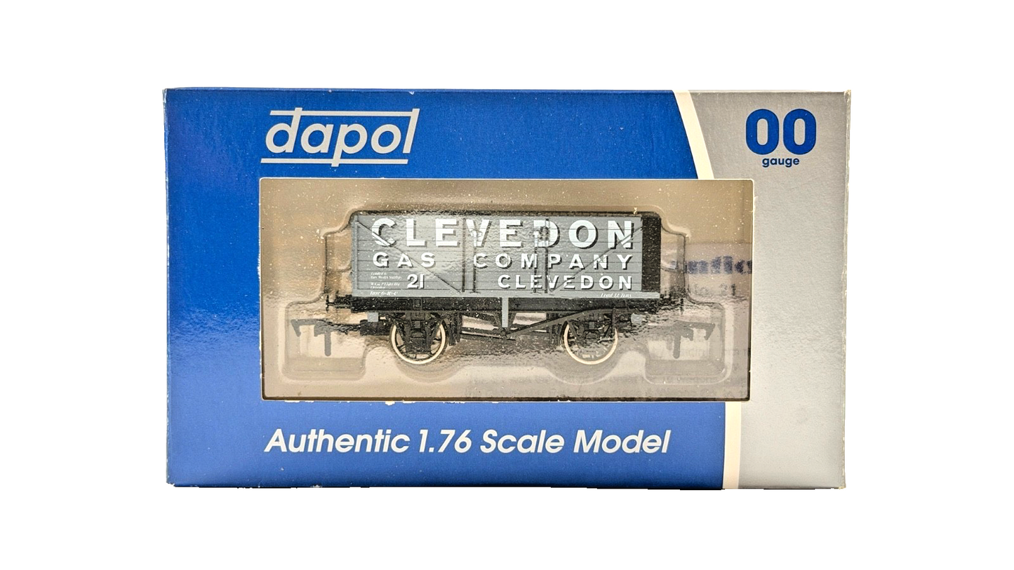 DAPOL 00 GAUGE - CLEVEDON GAS COMPANY PLANK WAGON NO.21 (LIMITED EDITION)
