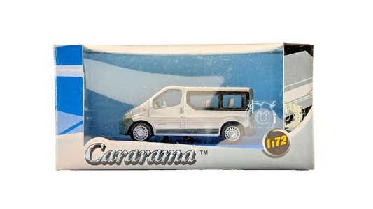 CARARAMA 1/72 SCALE - RENAULT TRAFIC MINIBUS SILVER - BOXED