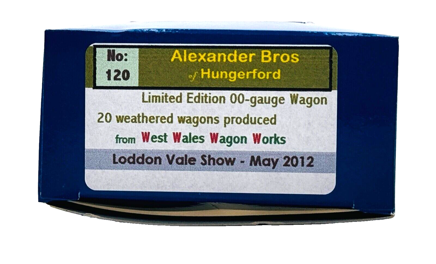 DAPOL 00 GAUGE - ALEXANDER BROS HUNGERFORD PLANK WAGON 37 (W) (LIMITED EDITION)