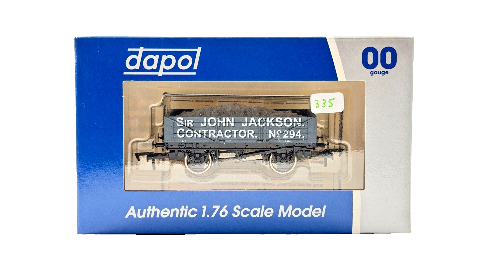 DAPOL 00 GAUGE - SIR JOHN JACKSON CONTRACTOR WAGON NO.294 (LIMITED EDITION)
