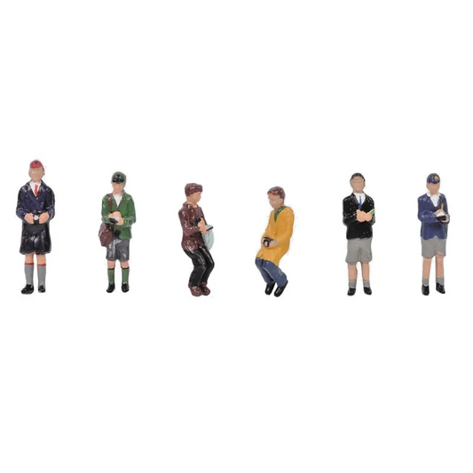 BACHMANN 00 GAUGE SCENECRAFT - 36-401 - TRAINSPOTTERS FIGURES PACK - NEW