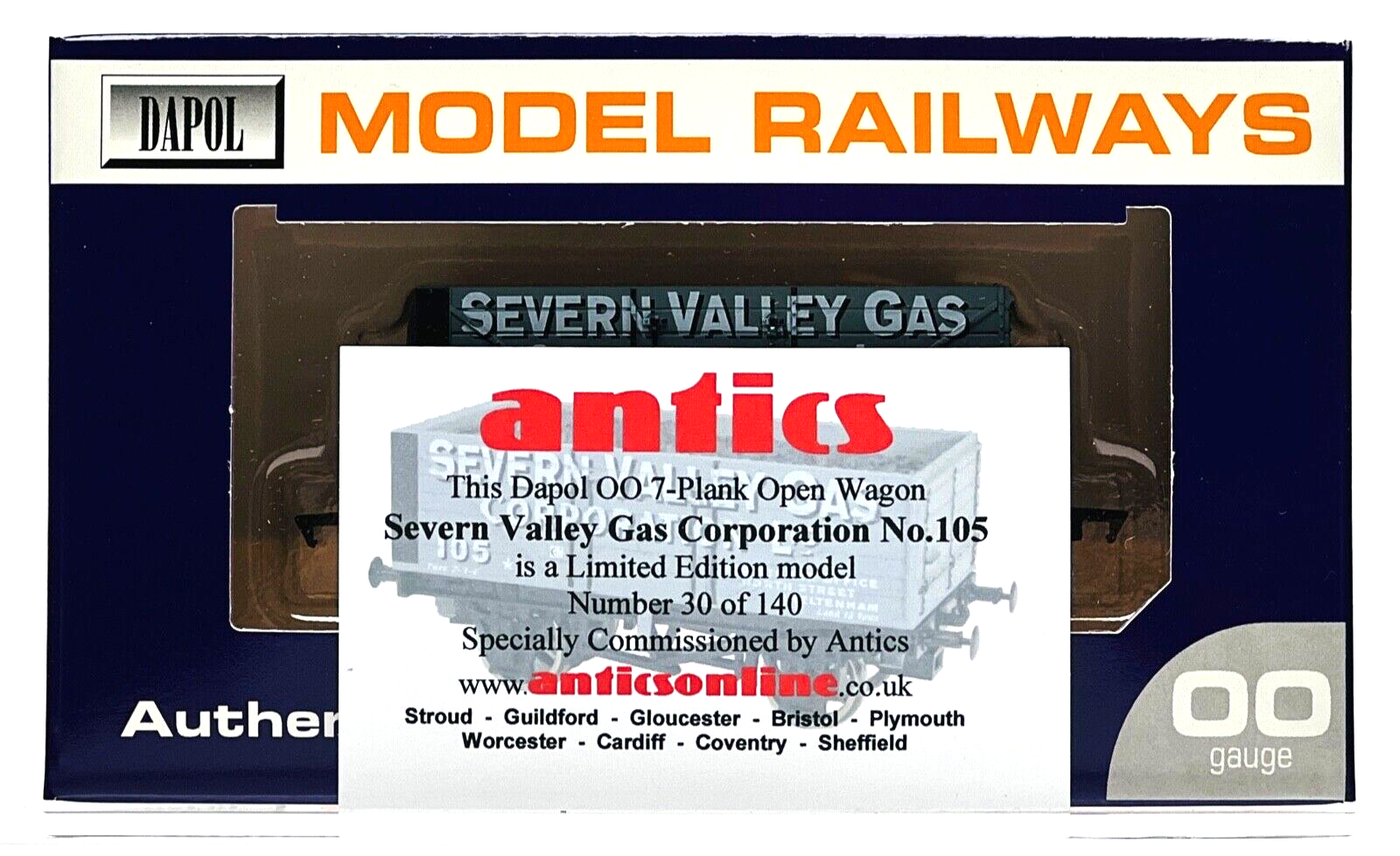 DAPOL 00 GAUGE - 'SEVERN VALLEY GAS CORPORATION NO.105' (LIMITED EDITION)