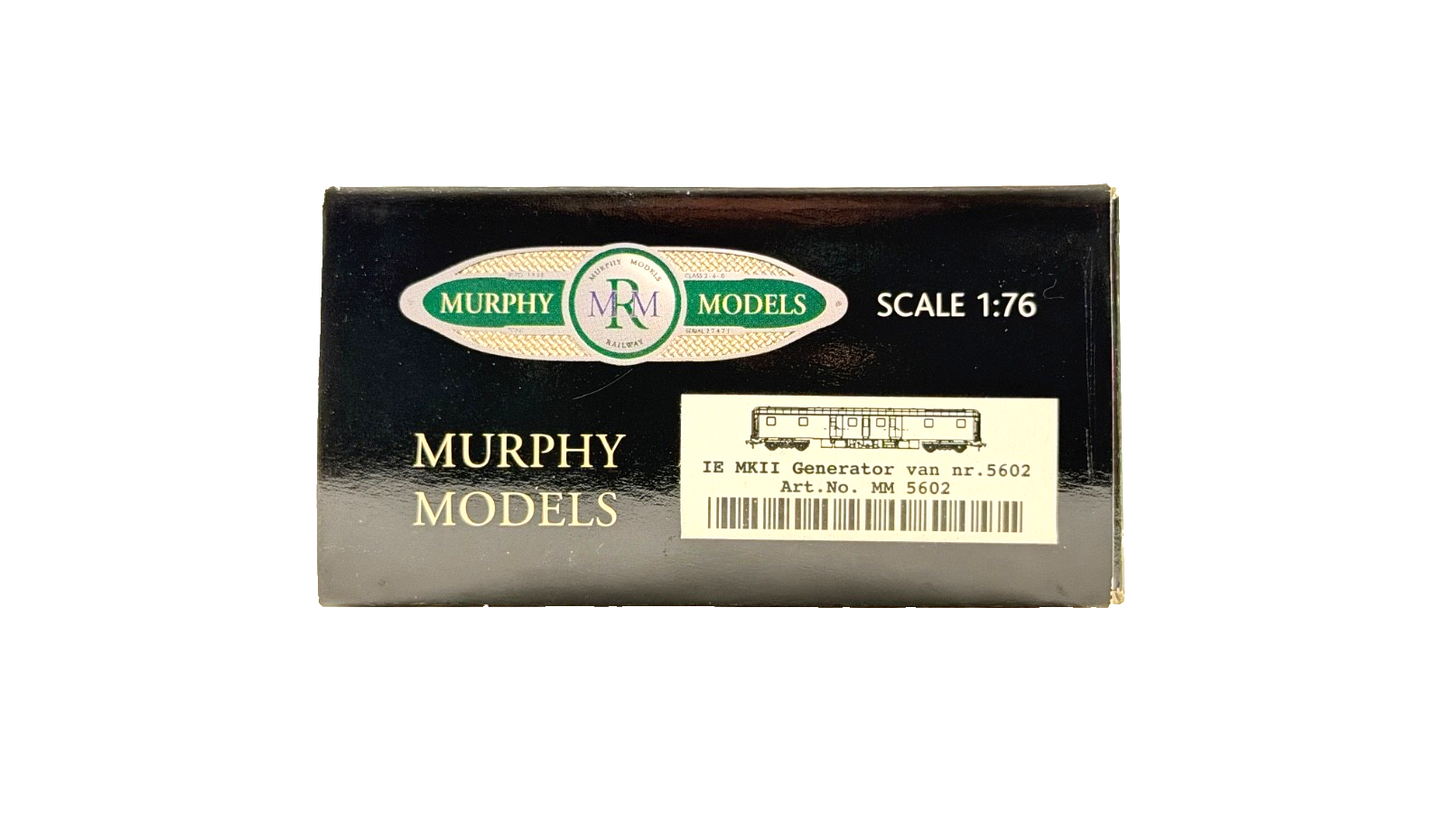 MURPHY MODELS 00 GAUGE - MM5602 - IE MKII GENERATOR VAN IRISH RAILWAYS NR.5602