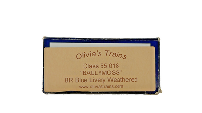 BACHMANN OO GAUGE - CLASS 55 DELTIC 55018 BR BLUE BALLYMOSS DCC SOUND NQP