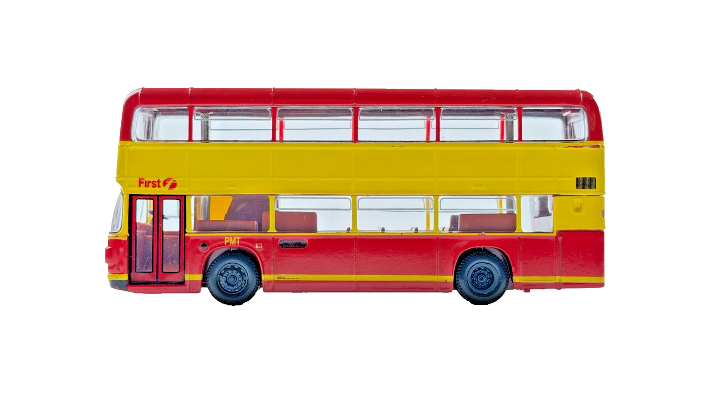 CORGI 1/76 SCALE - LEYLAND OLYMPIAN FIRST PMT ALTON TOWERS BUS UNBOXED