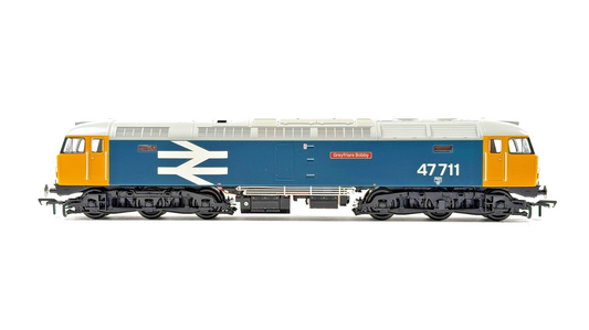 BACHMANN 00 GAUGE - 35-415 - CLASS 47 47711 GREYFRIARS BOBBY BR BLUE LARGE LOGO