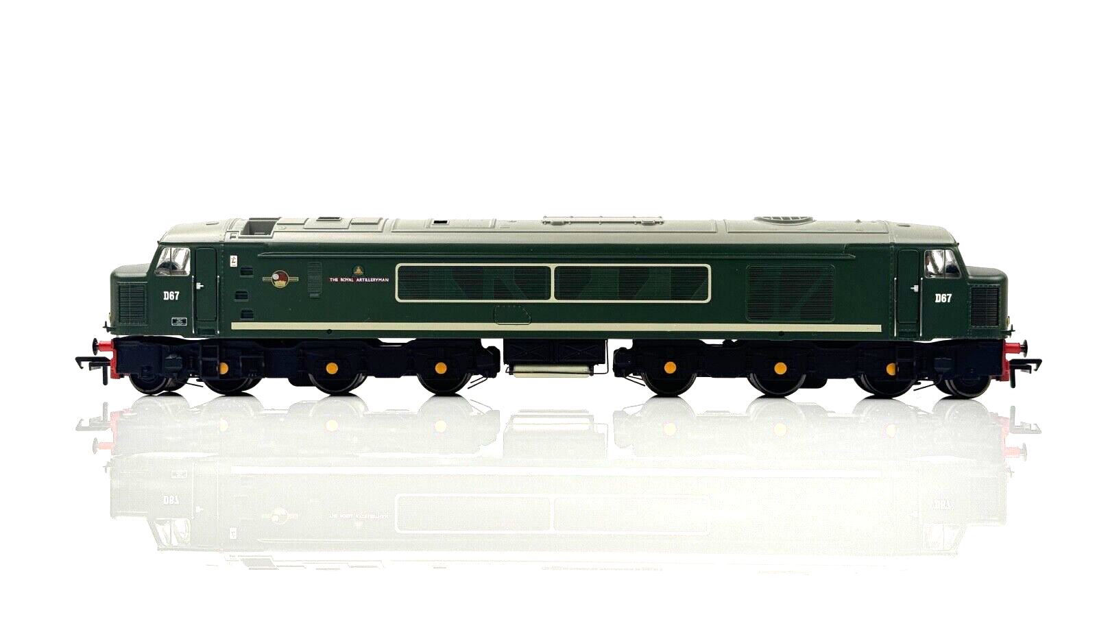 BACHMANN 00 GAUGE - 32-675 - CLASS 45 DIESEL D67 THE ROYAL ARTILLERYMAN BR GREEN