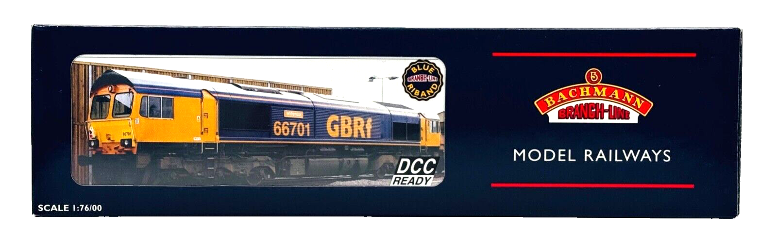 BACHMANN 00 GAUGE - 32-727Y - CLASS 66 DIESEL 66705 GBRF 'GOLDEN JUBILEE' KMRC