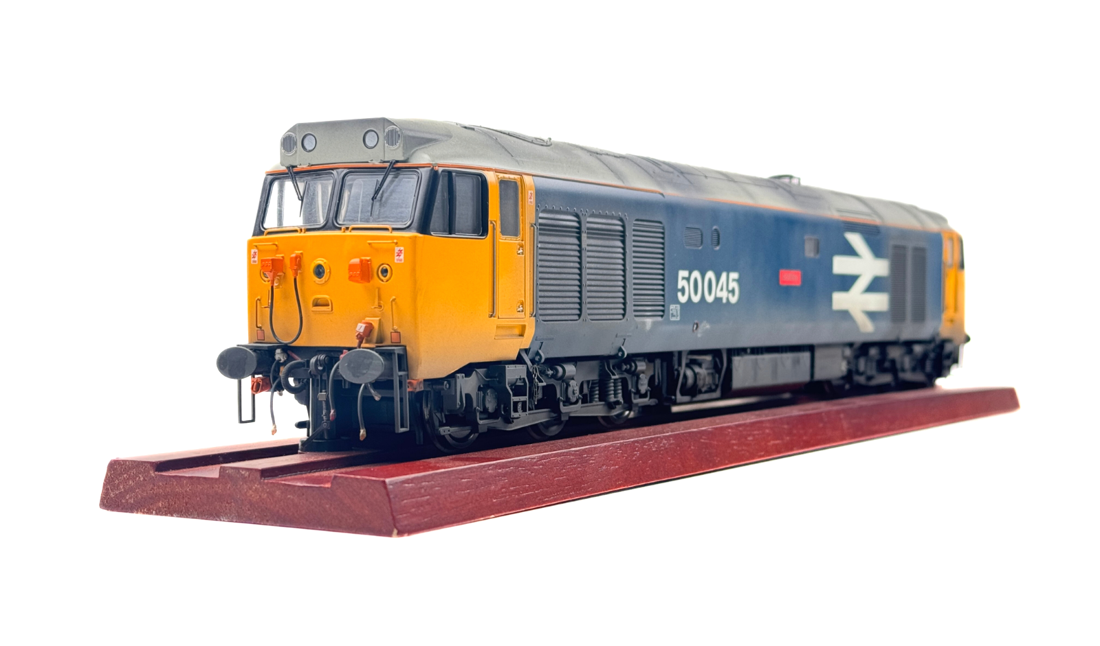 HELJAN O GAUGE - CLASS 50 DIESEL 50045 BR LARGE LOGO ACHILLES WEATHERED/RENAMED