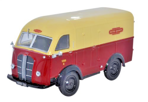 OXFORD DIECAST 1/43 SCALE - 43AK016 - AUSTIN THREEWAY VAN BRITISH RAILWAYS NEW