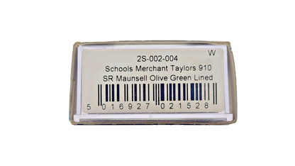 DAPOL N GAUGE - 2S-002-004 - SCHOOLS MERCHANT TAYLOR 910 SR MAUNSELL OLIVE GREEN