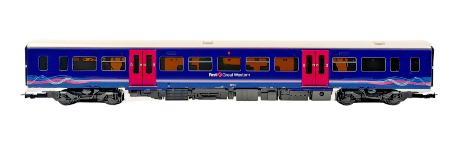 BACHMANN 00 GAUGE - 31-028 - CLASS 166 DMU 3 CAR TURBO FIRST GREAT WESTERN FGW