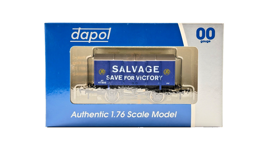 DAPOL 00 GAUGE - SALVAGE SAVE FOR VICTORY 10T GUNPOWDER VAN (LIMITED EDITION)