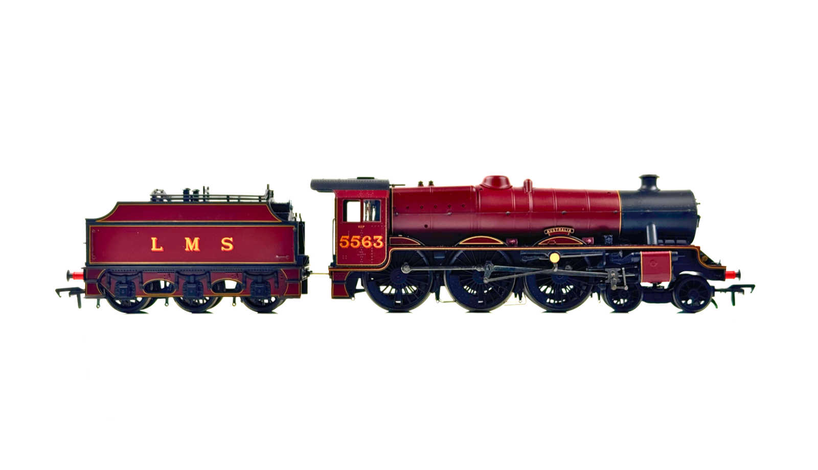 BACHMANN 00 GAUGE - 31-185 - JUBILEE CLASS 5563 AUSTRALIA LMS CRIMSON FOWLER