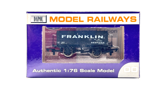 DAPOL 00 GAUGE - FRANKLIN COLLIERY OF BEDFORD WAGON NO.203 (LIMITED EDITION)