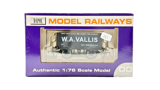 DAPOL 00 GAUGE - W.A. VALLIS HACKBRIDGE CALL ME OVER THE COALS (LIMITED EDITION)
