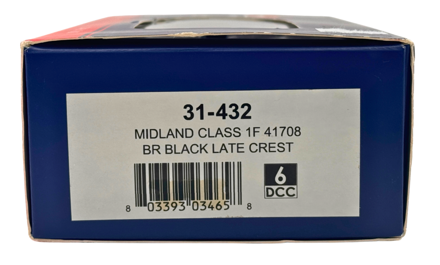 BACHMANN 00 GAUGE - 31-432 - MIDLAND CLASS 1F 41708 BR BLACK LATE CREST - BOXED