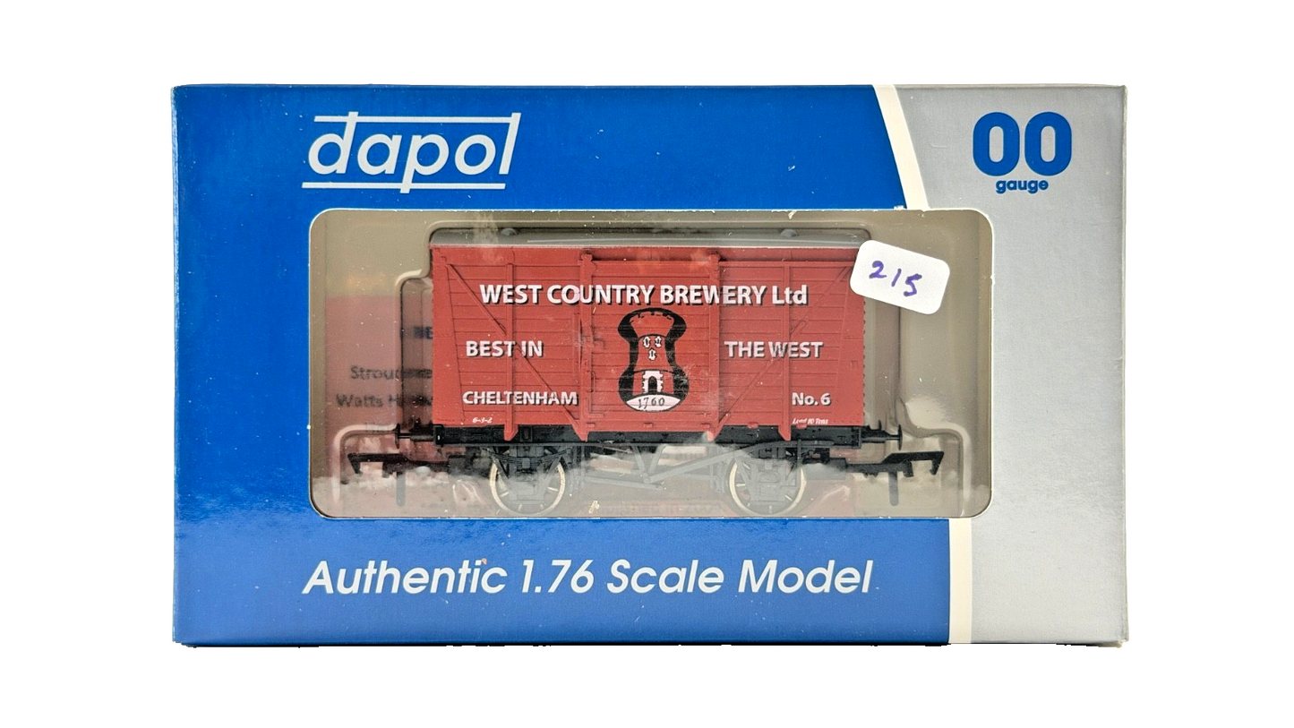 DAPOL 00 GAUGE - WEST COUNTRY BREWERY BEST IN THE WEST VAN 6 (LIMITED EDITION)
