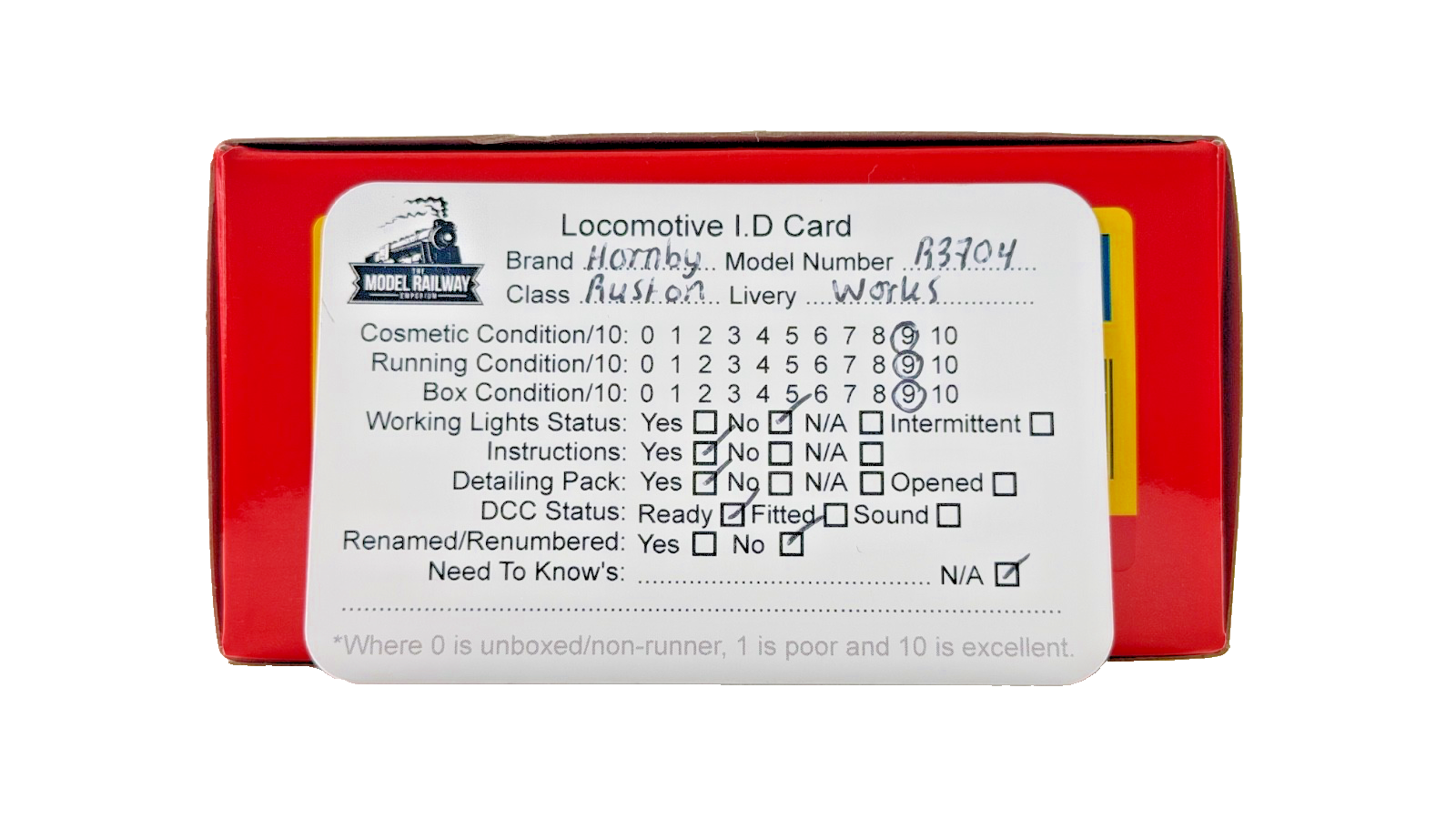 HORNBY OO GAUGE - R3704 - RUSTON & HORNSBY 48DS AND FLATBED WAGON WORKS LIVERY
