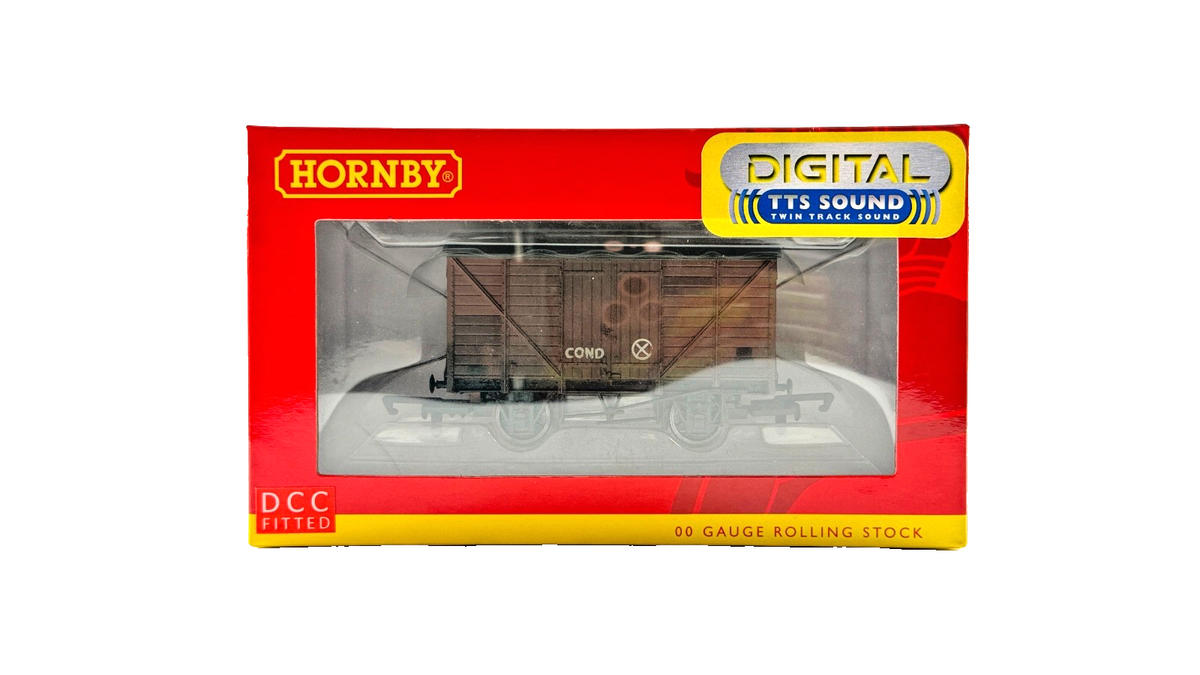 HORNBY OO GAUGE - R6888TTS - BR 10T VENT VAN (WITH DCC TTS SOUND) WEATHERED