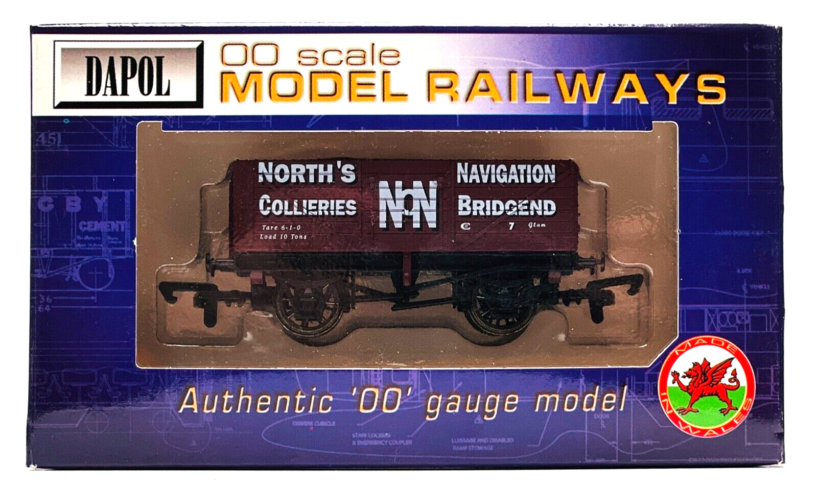 DAPOL 00 GAUGE - 'NORTH'S NAVIGATION COLLIERIES BRIDGEND' WAGON (LTD EDITION)