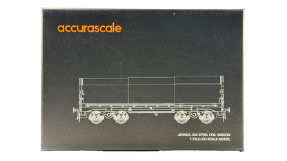 ACCURASCALE OO GAUGE - ACC2128VTG3 - JSA BOGIE COVERED STEEL WAGON TWIN PACK VTG