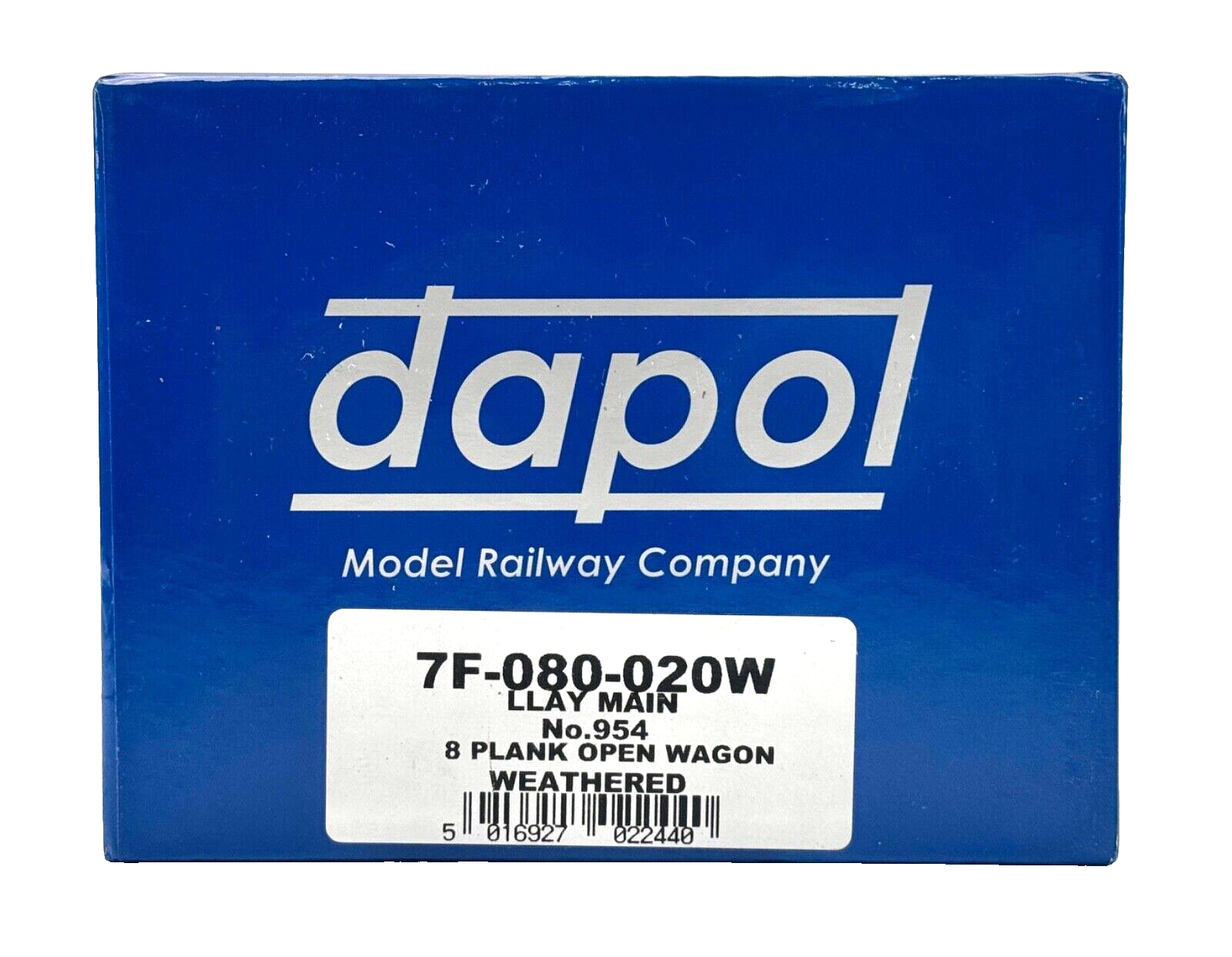 DAPOL O GAUGE - 7F-080-020W - 8 PLANK OPEN WAGON LLAY MAIN COLLIERIES - BOXED