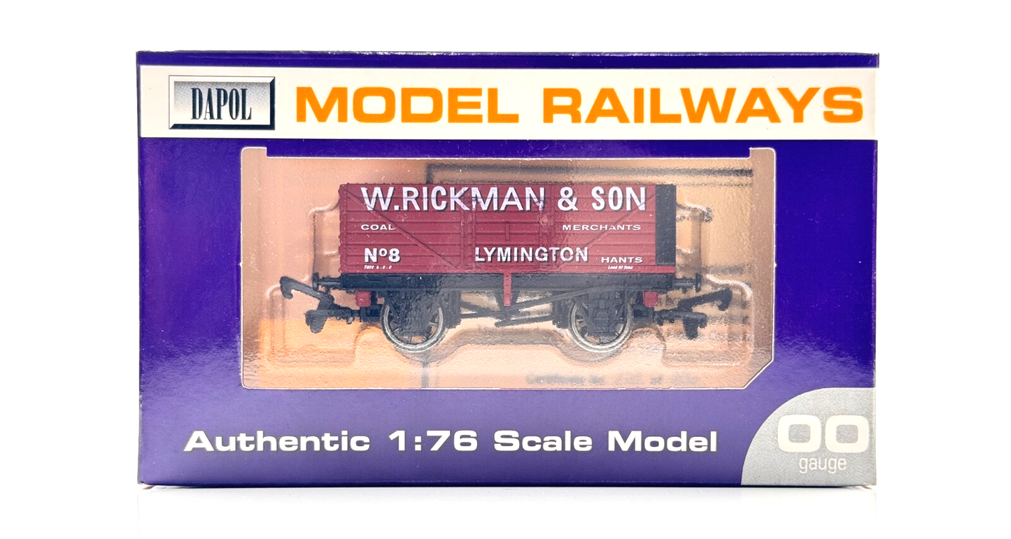 DAPOL 00 GAUGE - W. RICKMAN & SON COAL MERCHANT LYMINGTON NO.8 (LIMITED EDITION)