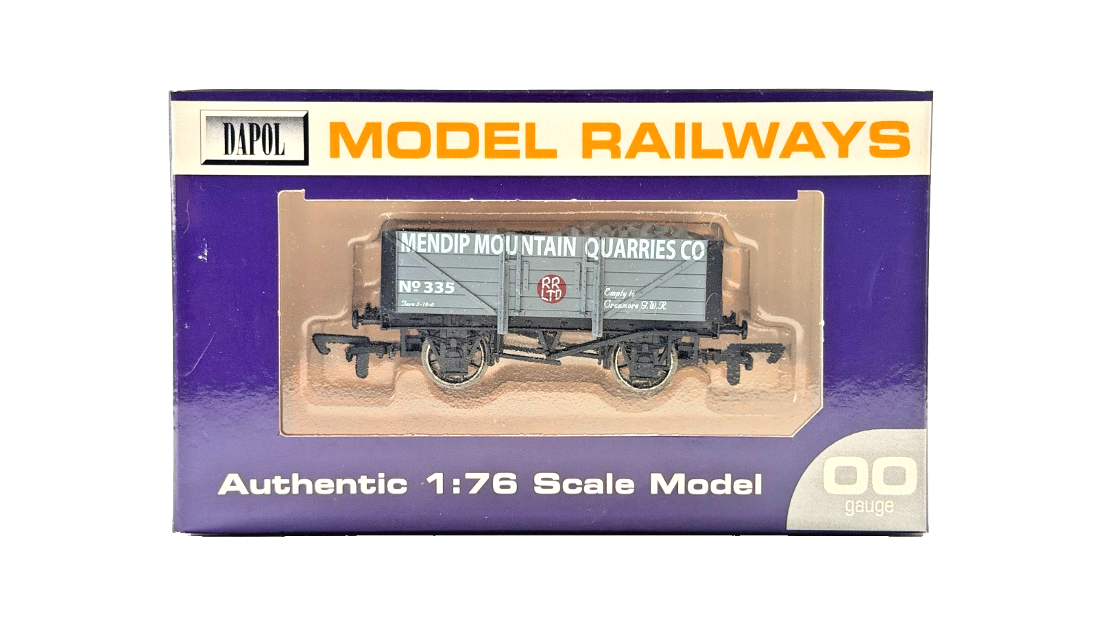 DAPOL 00 GAUGE - MENDIP MOUNTAIN QUARRIES CRANMORE GWR 335 (LIMITED EDITION)