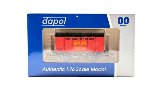 DAPOL 00 GAUGE - THE SMOKER'S MATCH SWAN VESTAS GUNPOWDER VAN (LIMITED EDITION)